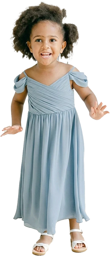 Kids Lily Chiffon Dress | Made To Order - Image 133