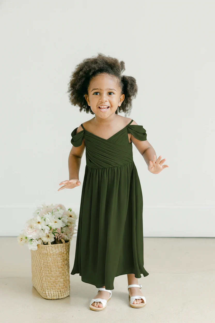 Kids Lily Chiffon Dress | Made To Order - Image 17
