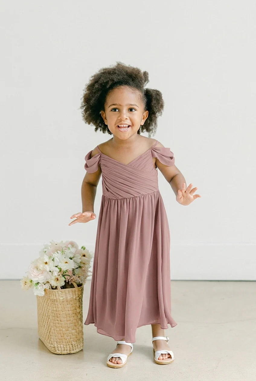 Kids Lily Chiffon Dress | Made To Order - Image 19