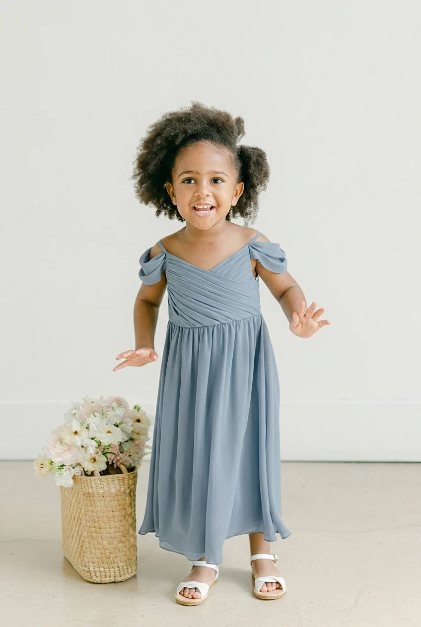 Kids Lily Chiffon Dress | Made To Order - Image 21