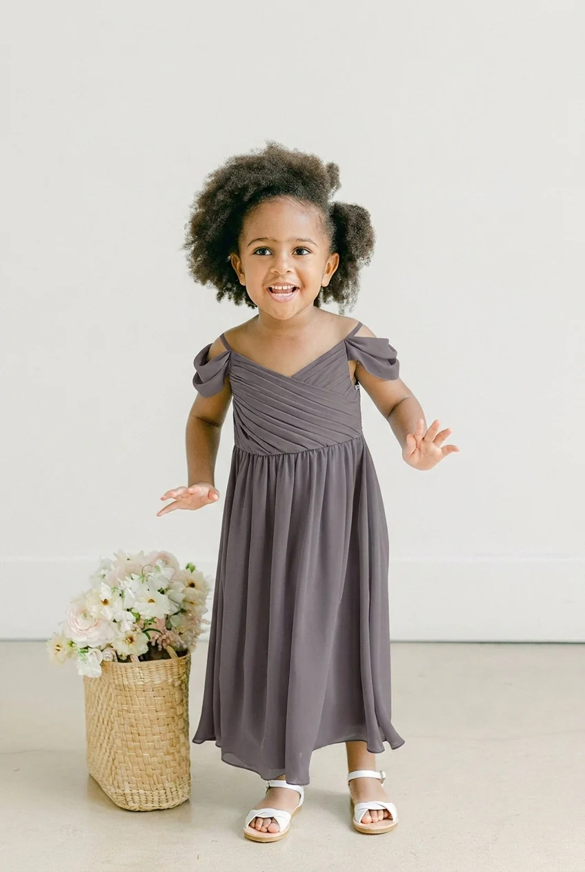 Kids Lily Chiffon Dress | Made To Order - Image 23