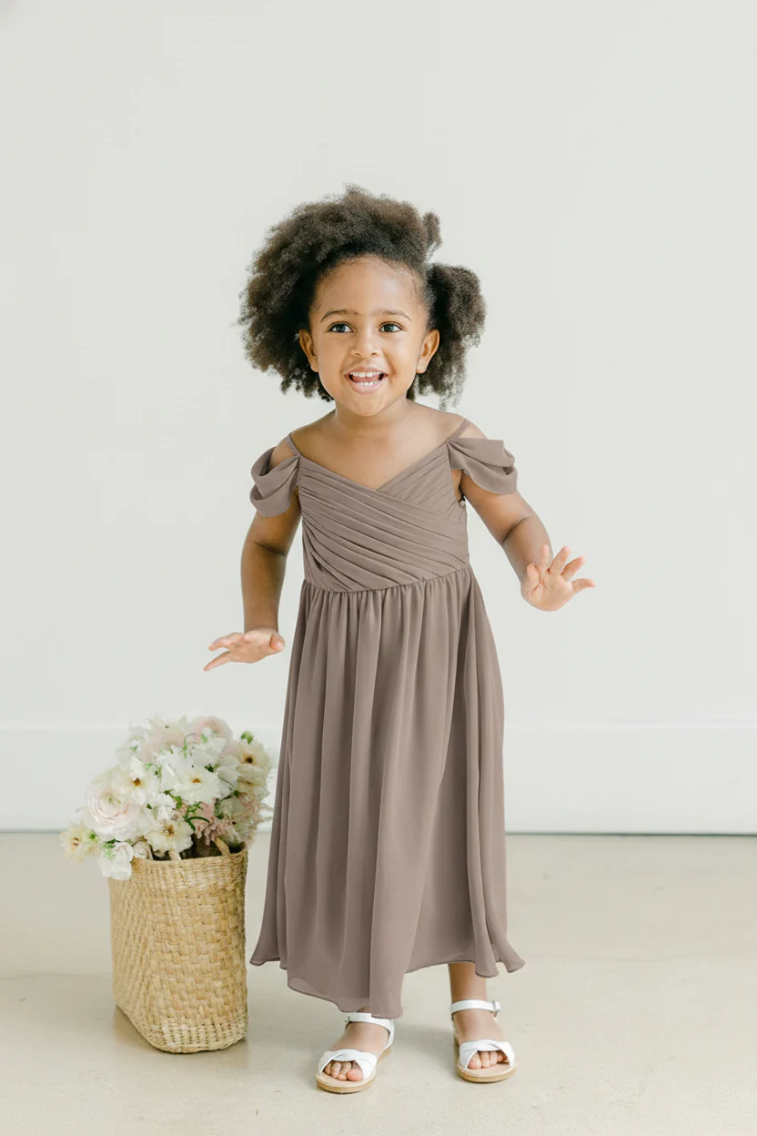 Kids Lily Chiffon Dress | Made To Order - Image 31