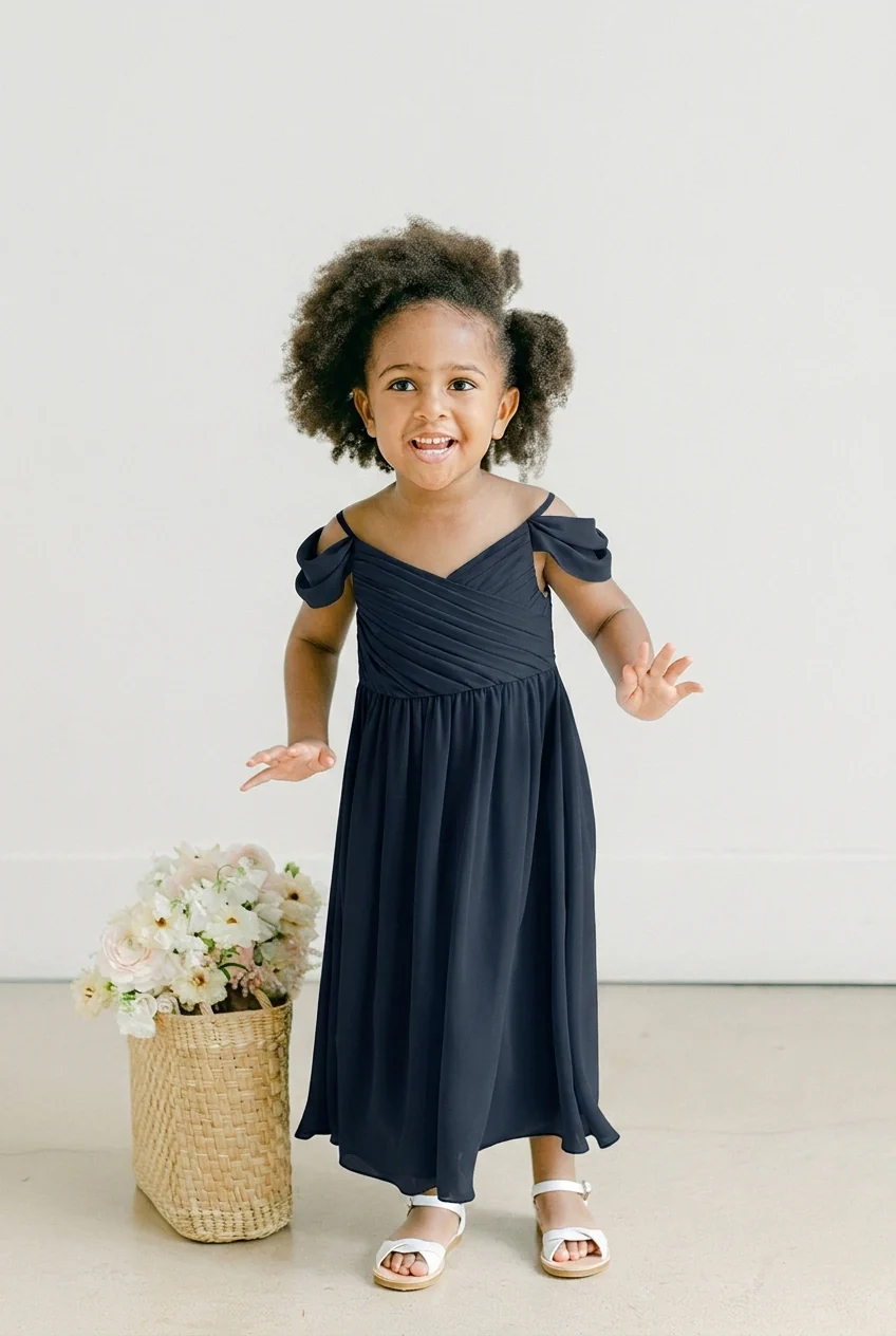 Kids Lily Chiffon Dress | Made To Order - Image 39
