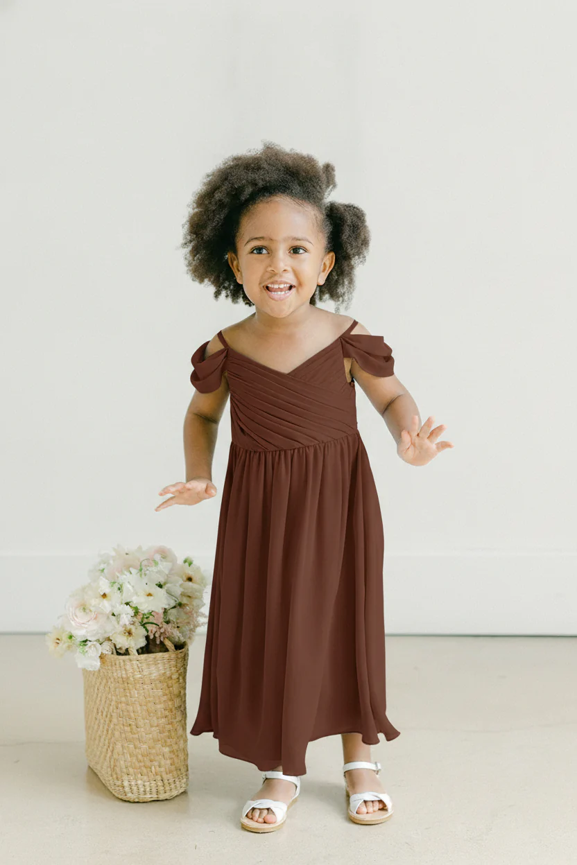 Kids Lily Chiffon Dress | Made To Order - Image 49