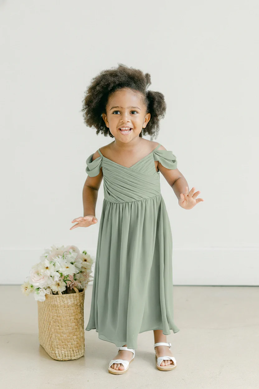 Kids Lily Chiffon Dress | Made To Order - Image 51