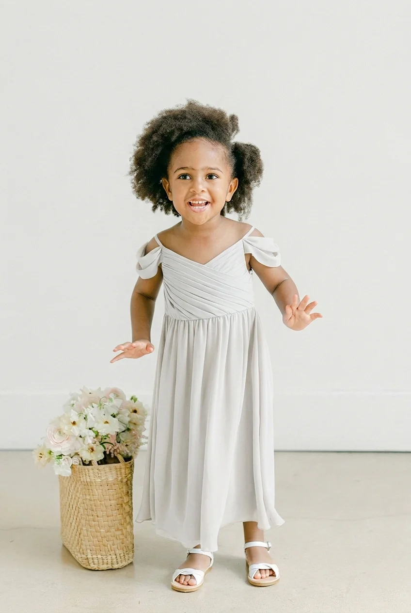 Kids Lily Chiffon Dress | Made To Order - Image 53