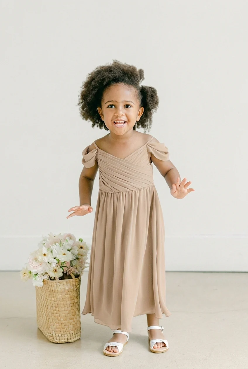 Kids Lily Chiffon Dress | Made To Order - Image 60