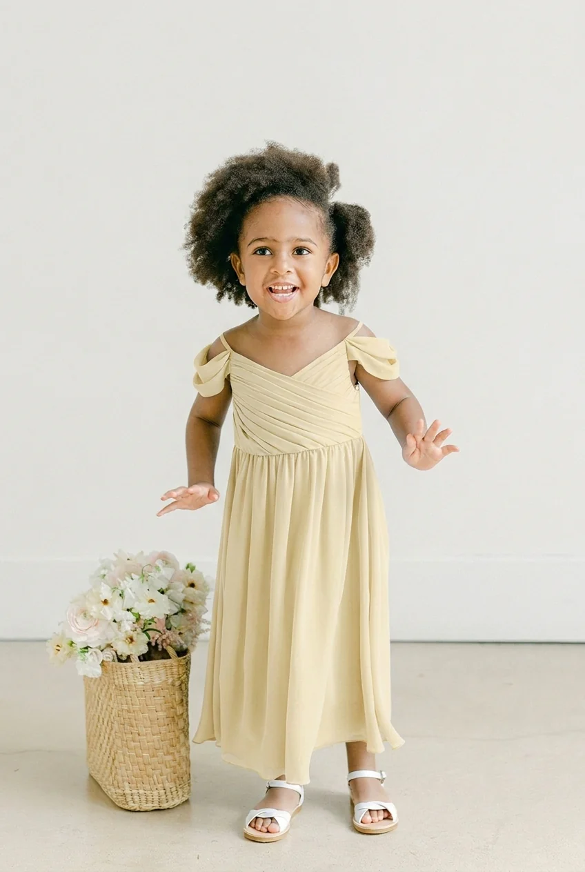 Kids Lily Chiffon Dress | Made To Order - Image 70