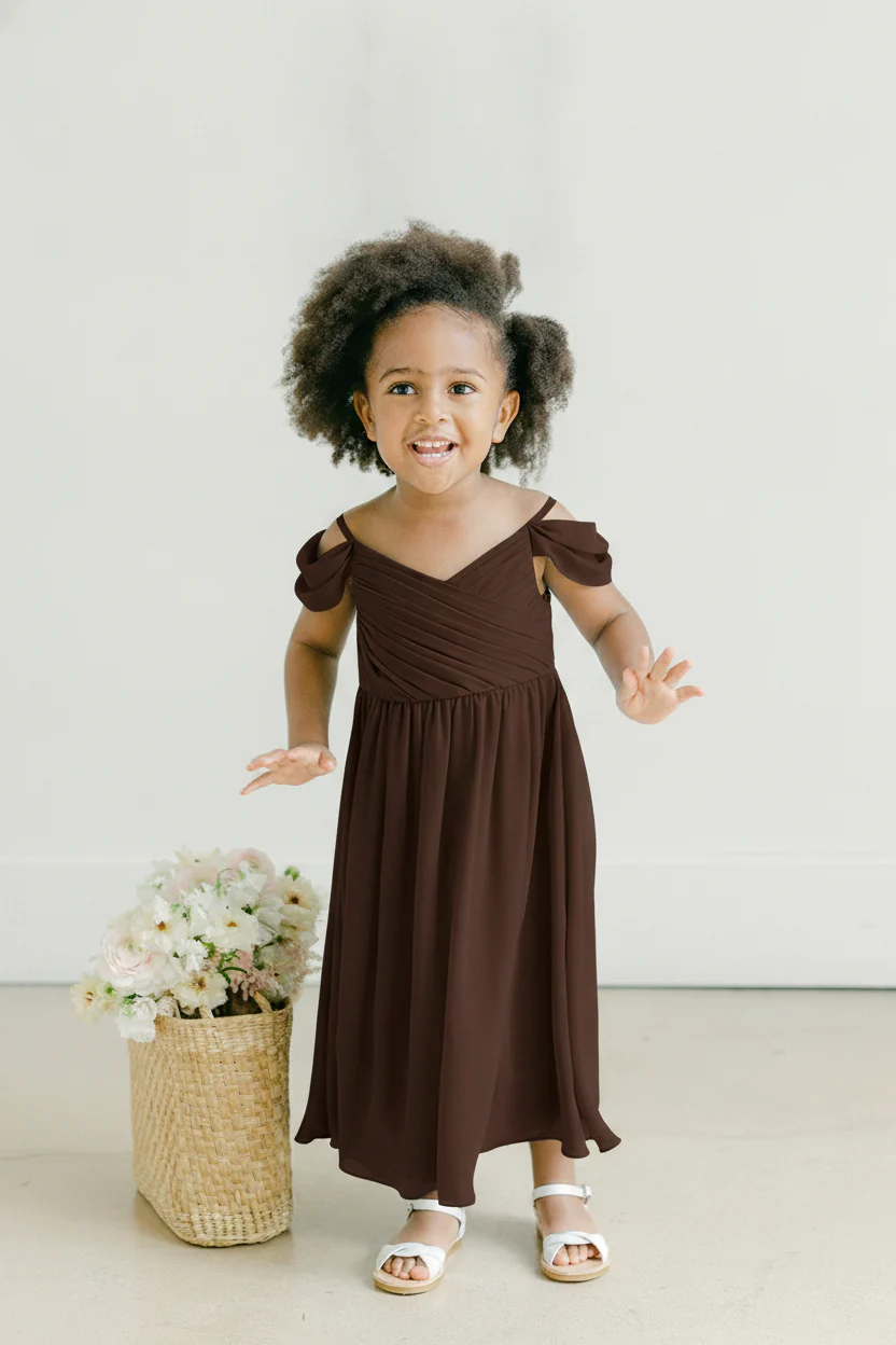Kids Lily Chiffon Dress | Made To Order - Image 74