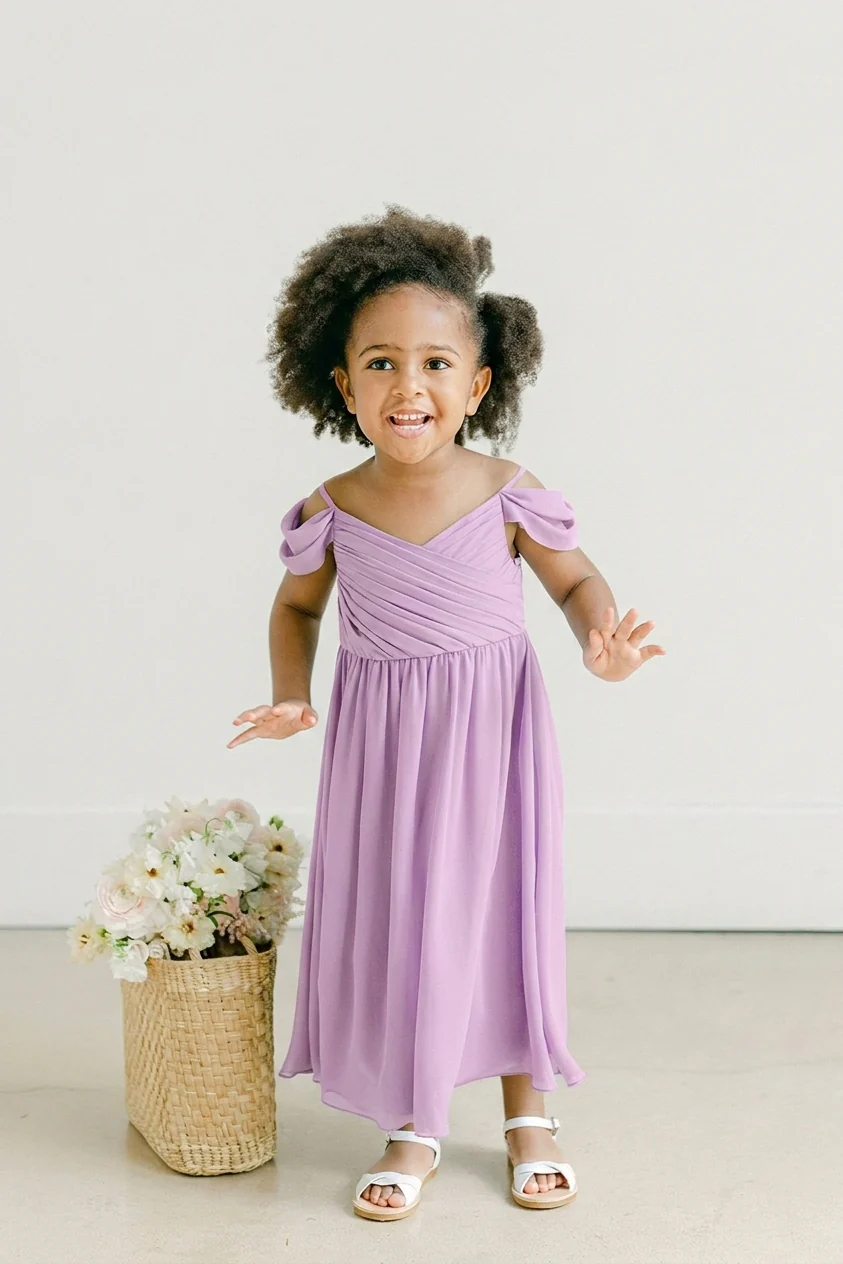 Kids Lily Chiffon Dress | Made To Order - Image 82