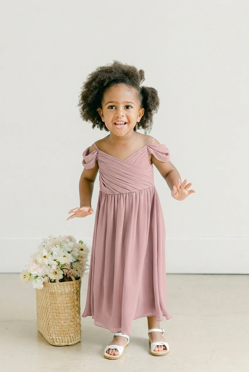 Kids Lily Chiffon Dress | Made To Order - Image 9