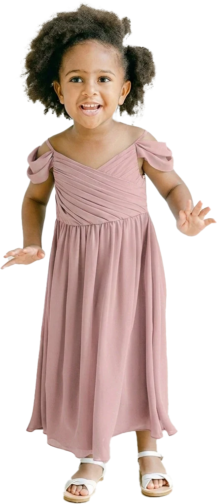 Kids Lily Chiffon Dress | Made To Order - Image 93