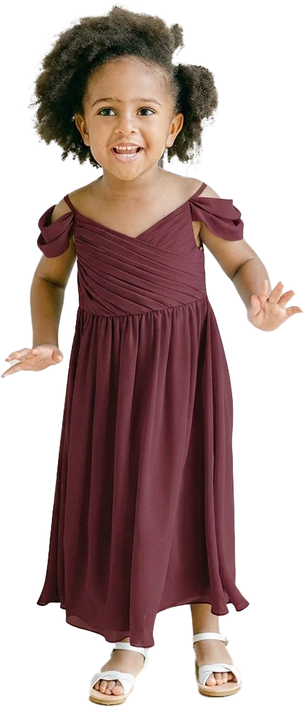 Kids Lily Chiffon Dress | Made To Order - Image 94
