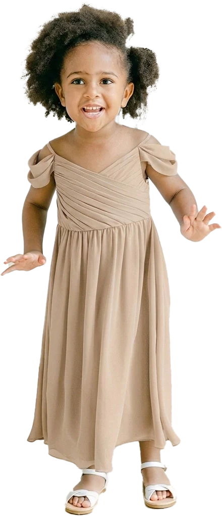 Kids Lily Chiffon Dress | Made To Order - Image 95