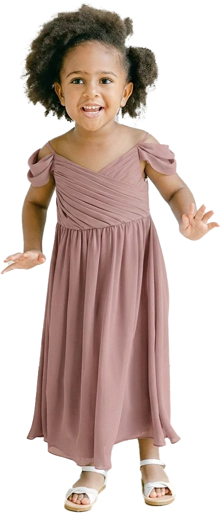 Kids Lily Chiffon Dress | Made To Order - Image 99