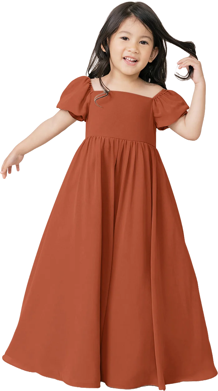Kids Maeve Chiffon Dress | Made To Order - Image 90