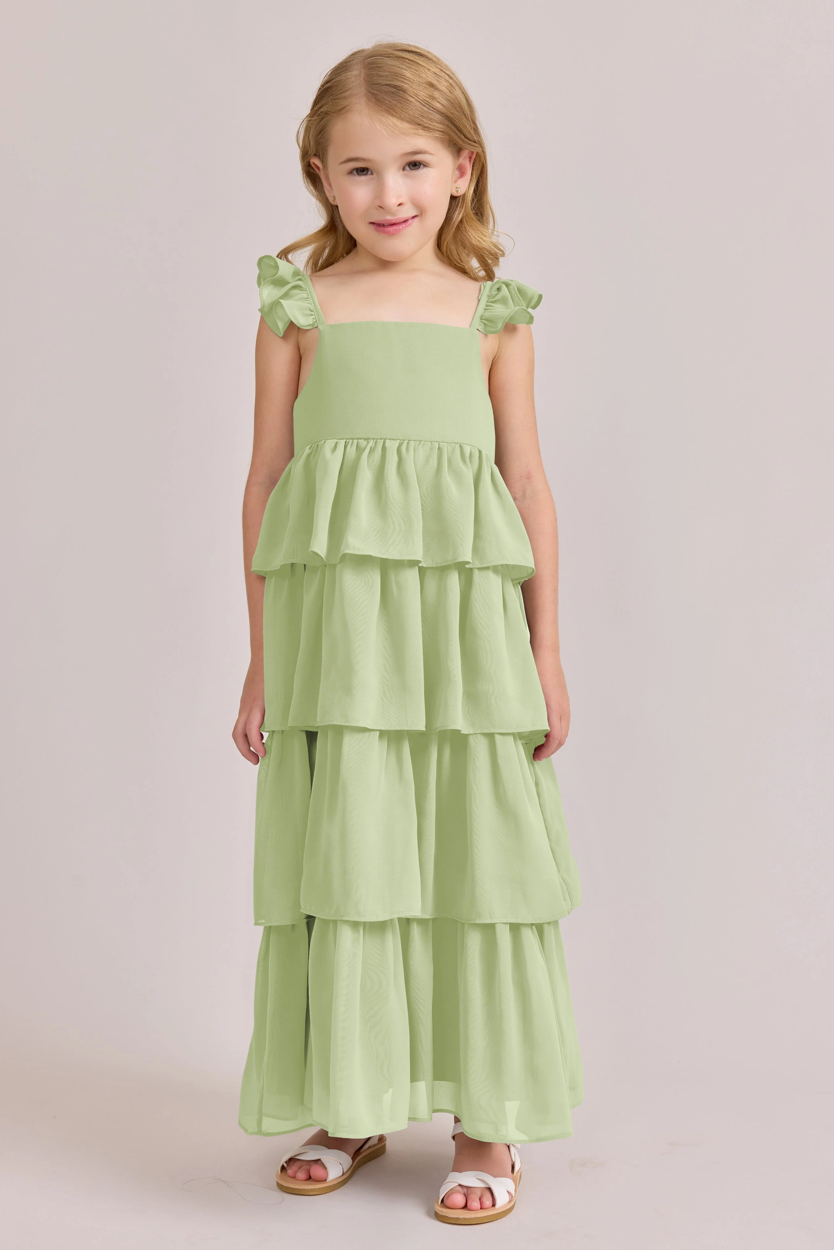 Kids Poppy Chiffon Dress | Made To Order - Image 116