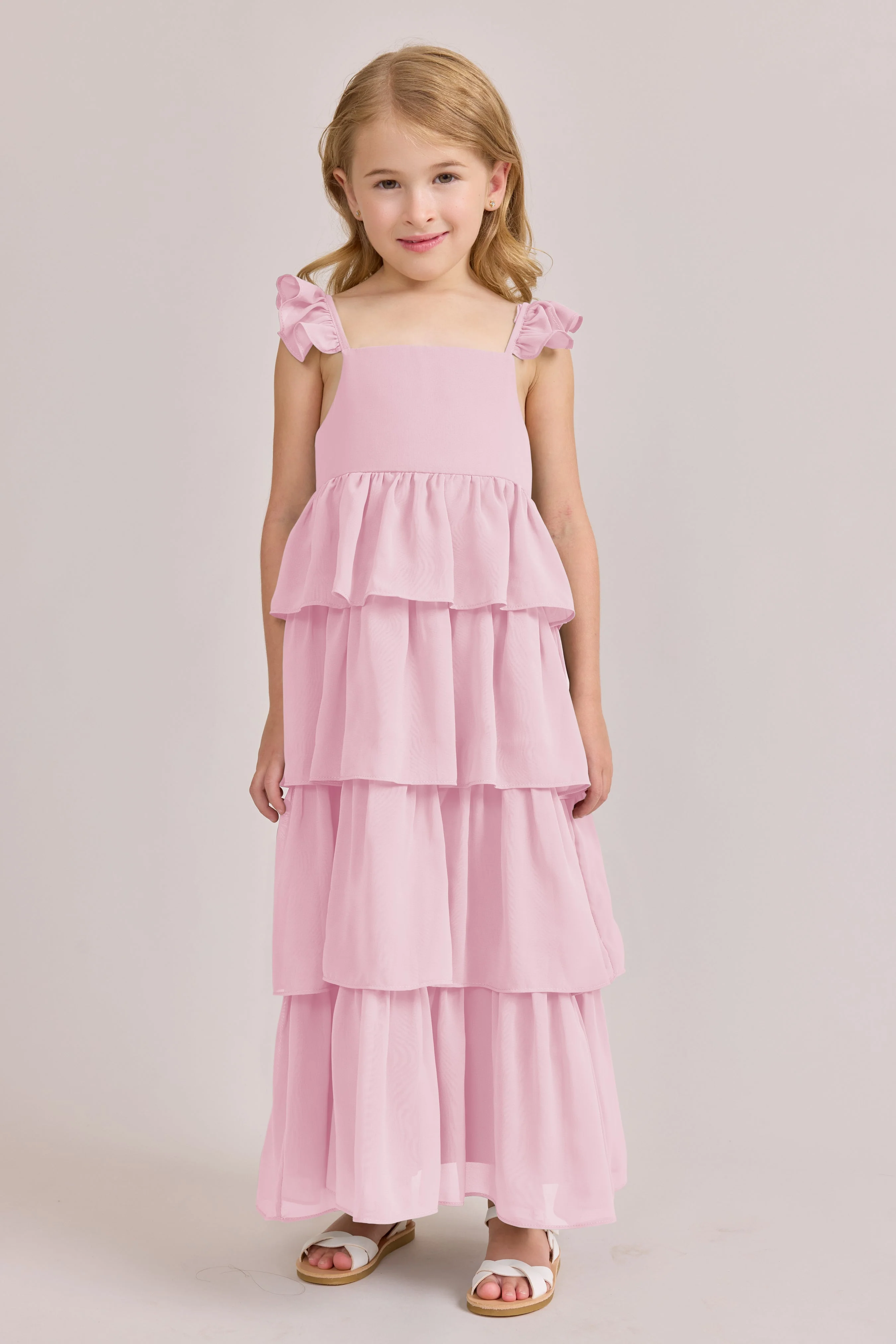 Kids Poppy Chiffon Dress | Made To Order - Image 119