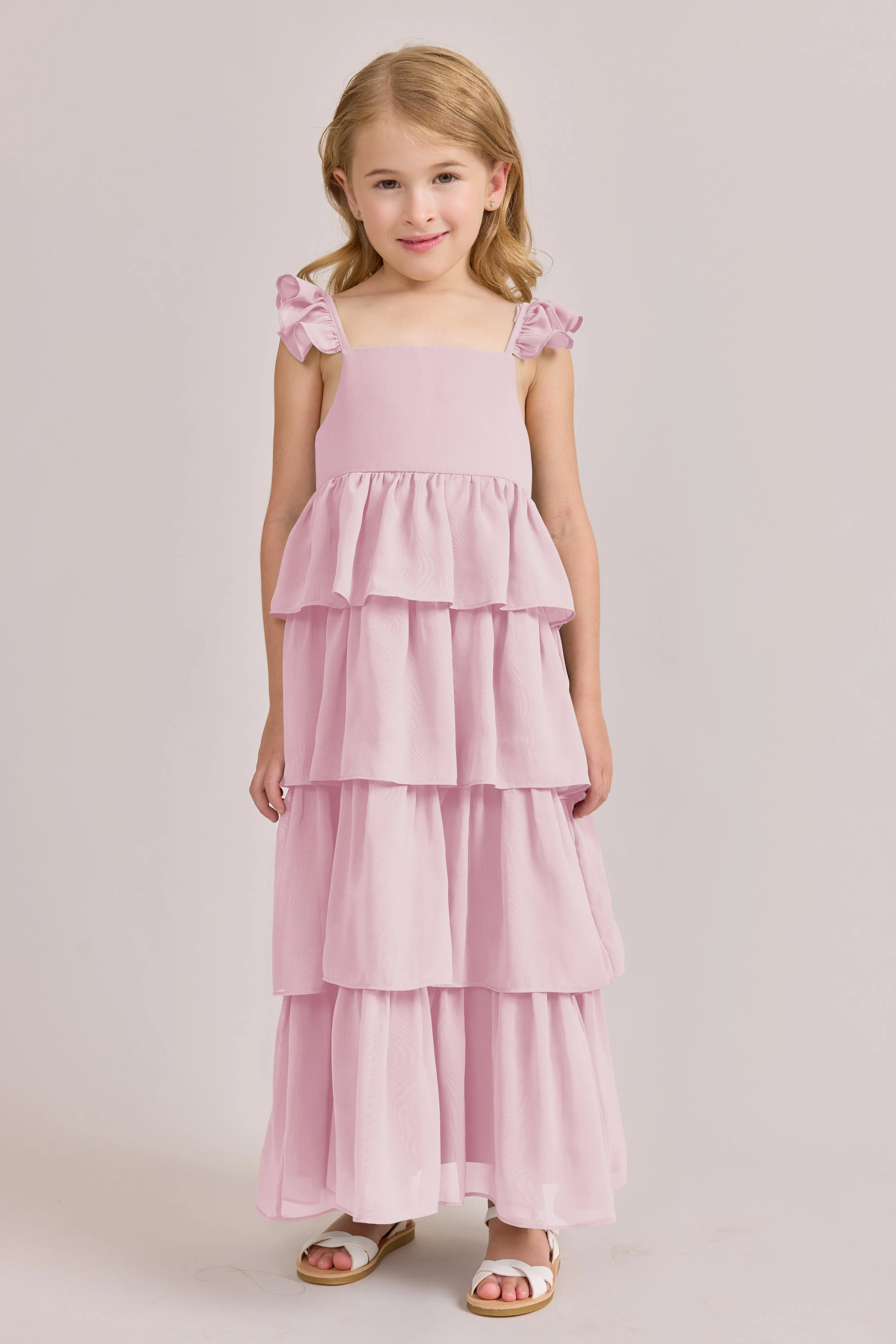 Kids Poppy Chiffon Dress | Made To Order - Image 121