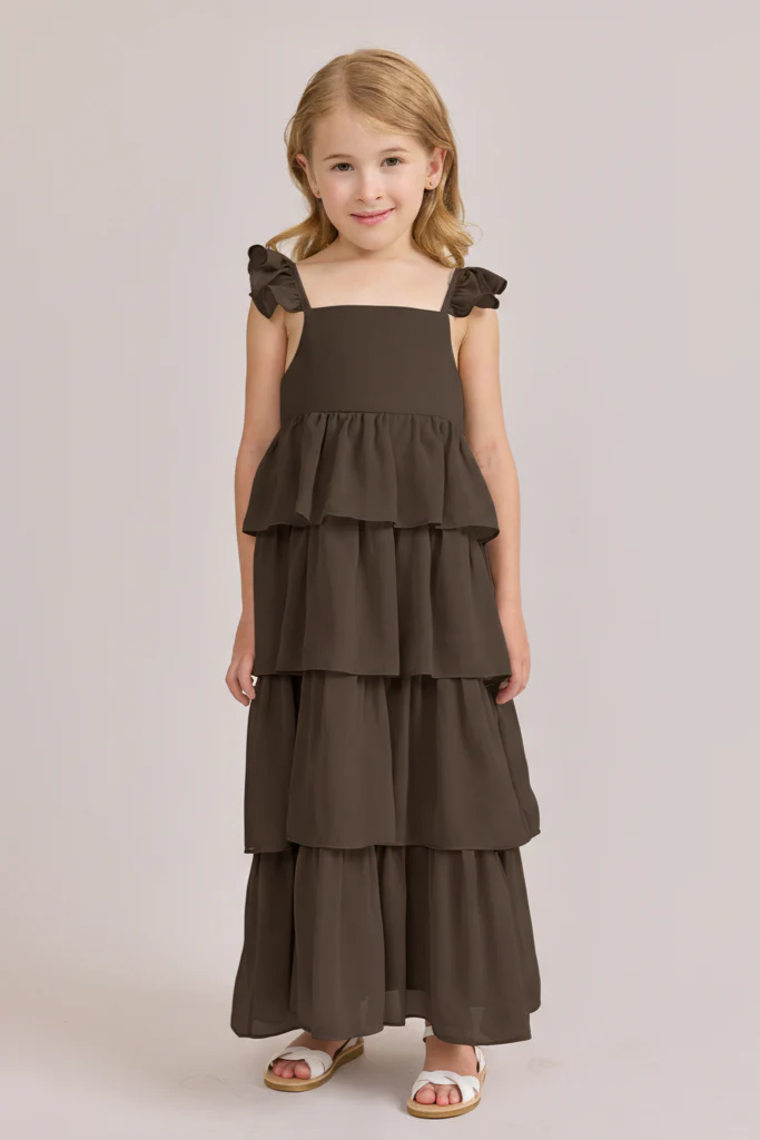 Kids Poppy Chiffon Dress | Made To Order - Image 122