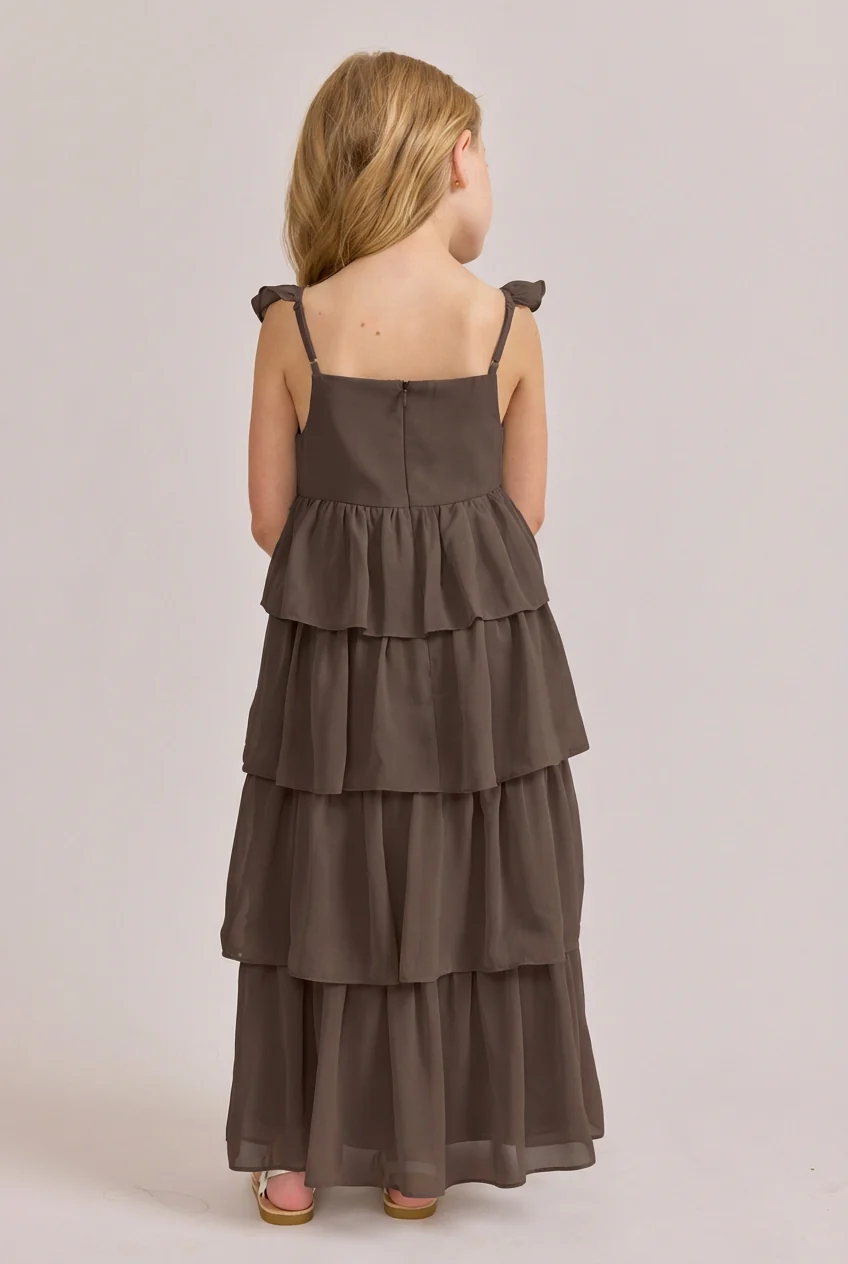 Kids Poppy Chiffon Dress | Made To Order - Image 124