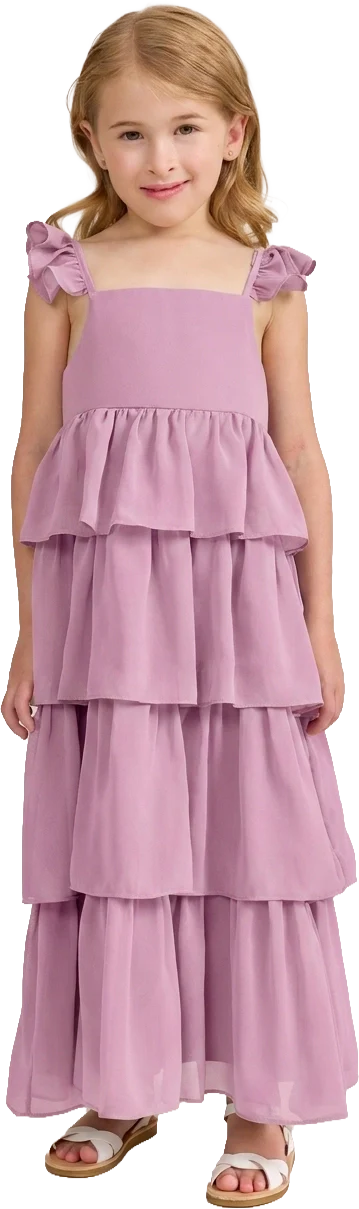 Kids Poppy Chiffon Dress | Made To Order - Image 134