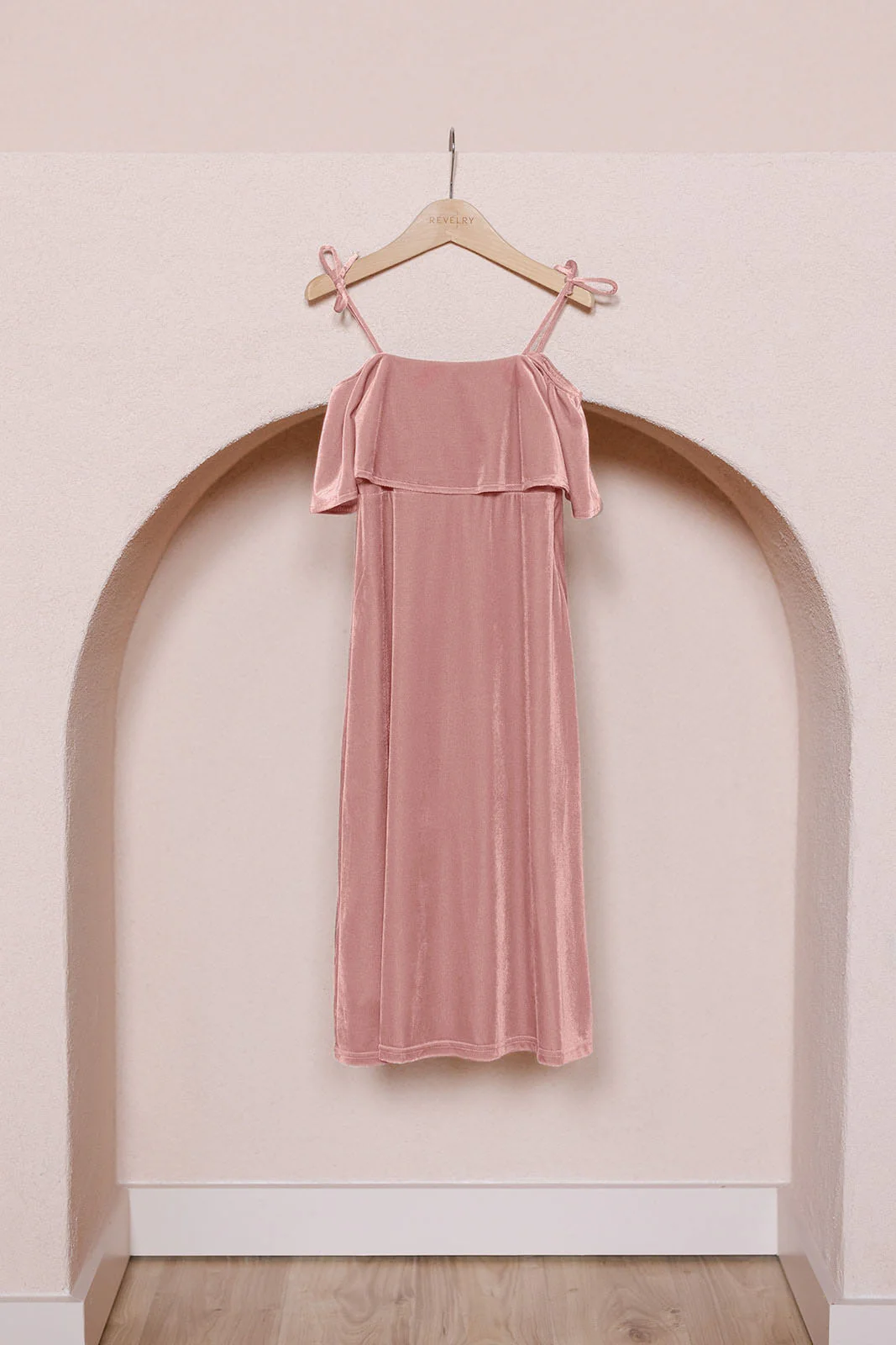 Kids Riley Convertible Velvet Dress | Made To Order - Image 24