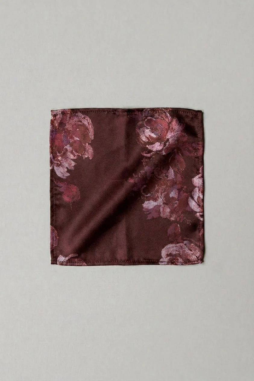 Kids Satin Floral Print Pocket Square | Made To Order - Image 31