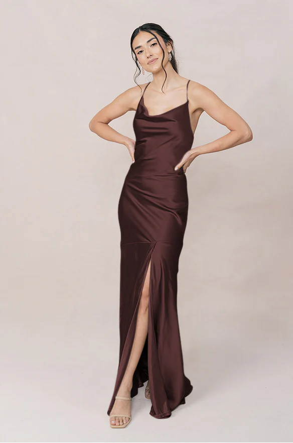 Kimora Satin Dress | Made To Order - Image 104