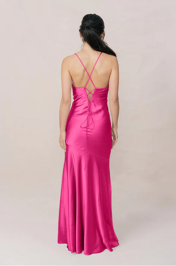 Kimora Satin Dress | Made To Order - Image 107