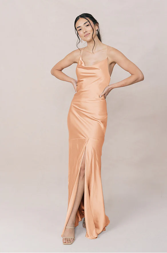 Kimora Satin Dress | Made To Order - Image 116