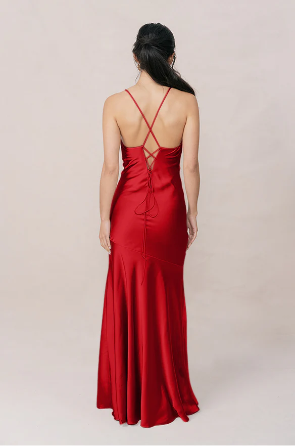 Kimora Satin Dress | Made To Order - Image 121