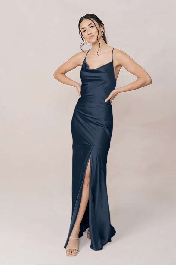 Kimora Satin Dress | Made To Order - Image 122