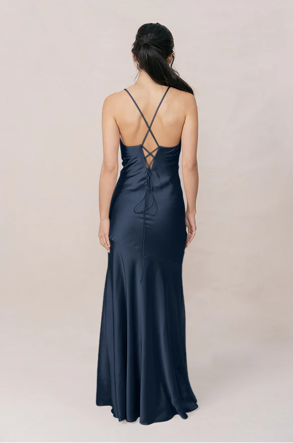 Kimora Satin Dress | Made To Order - Image 123