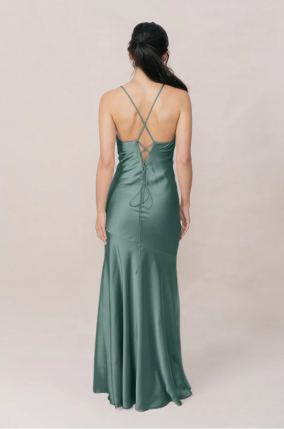 Kimora Satin Dress | Made To Order - Image 127