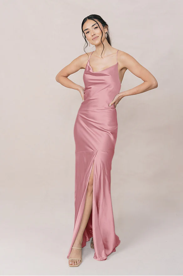 Kimora Satin Dress | Made To Order - Image 128