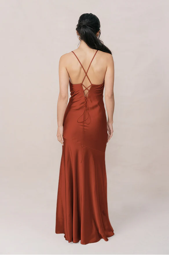 Kimora Satin Dress | Made To Order - Image 131