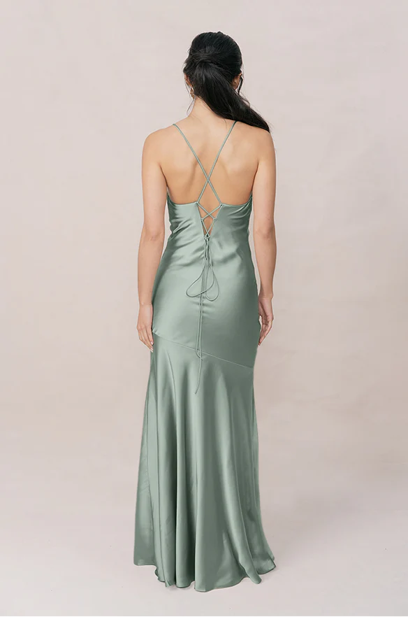 Kimora Satin Dress | Made To Order - Image 133