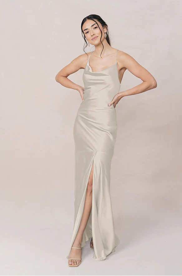 Kimora Satin Dress | Made To Order - Image 138