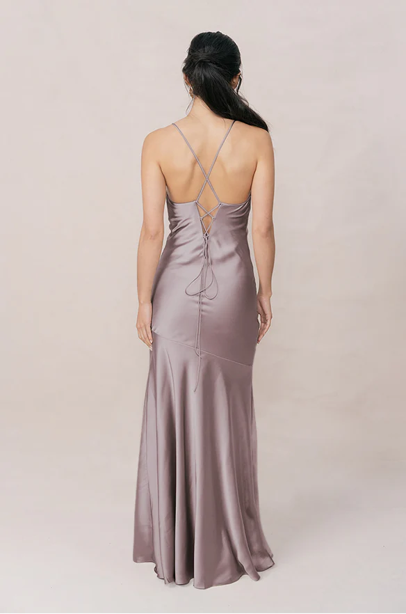 Kimora Satin Dress | Made To Order - Image 143