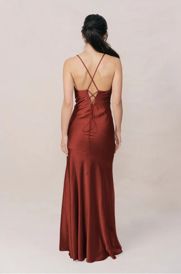 Kimora Satin Dress | Made To Order - Image 145