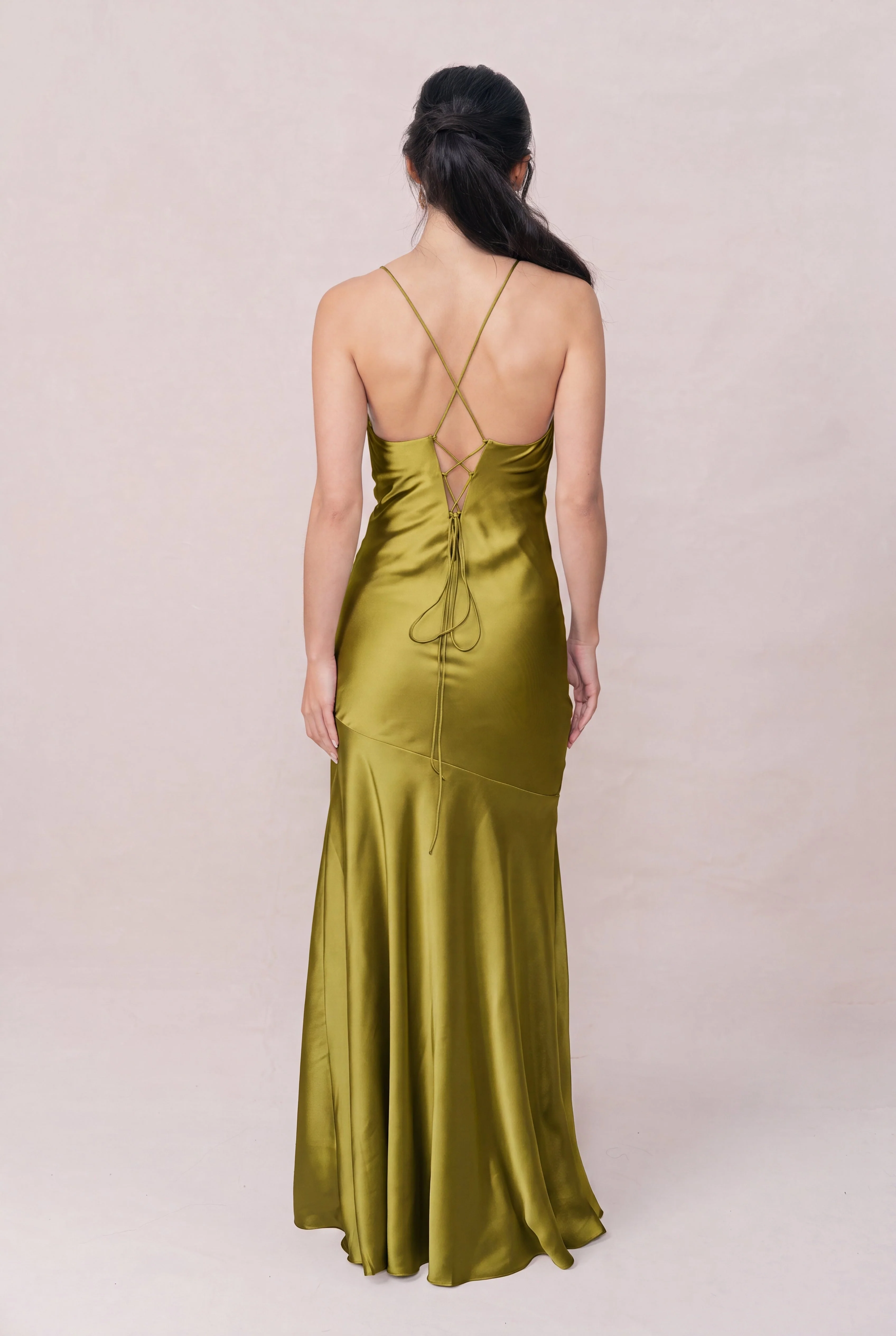Kimora Satin Dress | Made To Order - Image 174