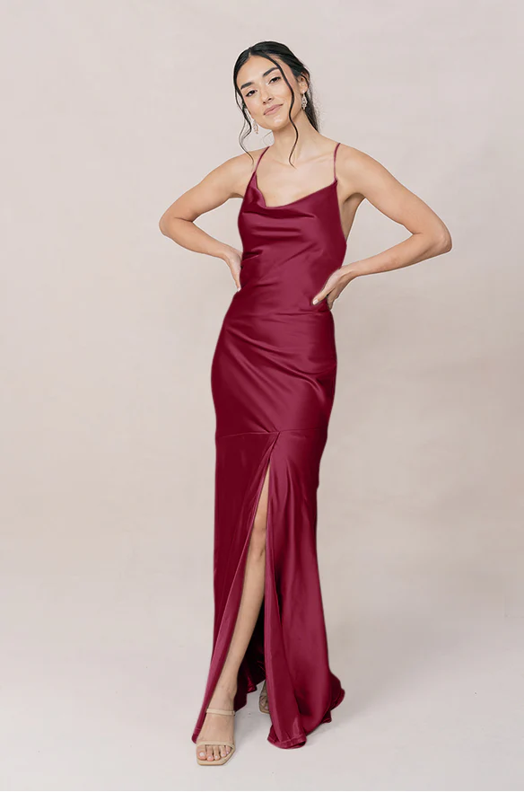 Kimora Satin Dress | Made To Order - Image 56