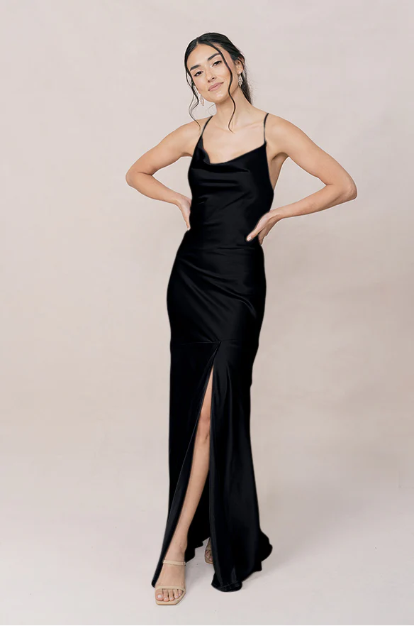 Kimora Satin Dress | Made To Order - Image 58
