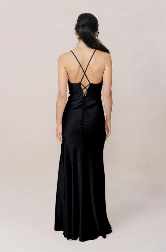 Kimora Satin Dress | Made To Order - Image 59