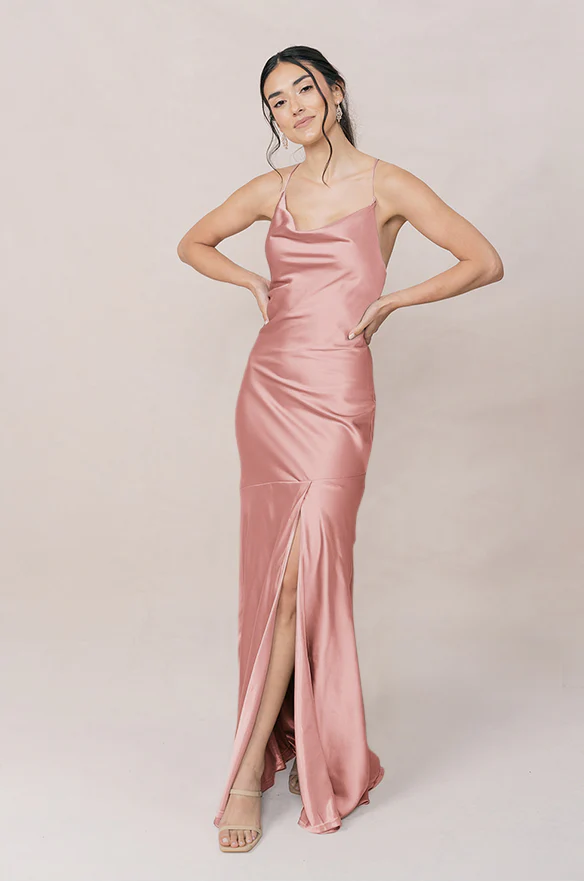 Kimora Satin Dress | Made To Order - Image 62
