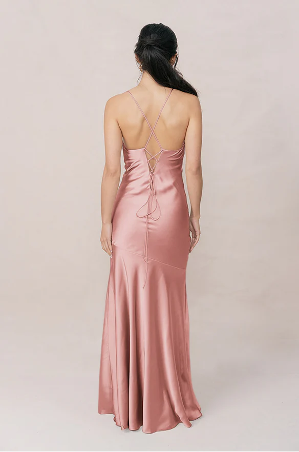 Kimora Satin Dress | Made To Order - Image 63