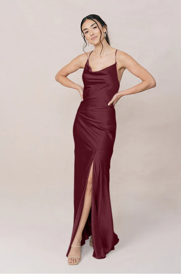 Kimora Satin Dress | Made To Order - Image 64