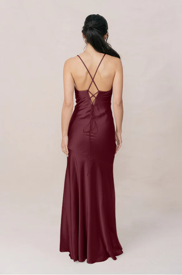 Kimora Satin Dress | Made To Order - Image 65