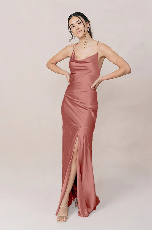 Kimora Satin Dress | Made To Order - Image 74